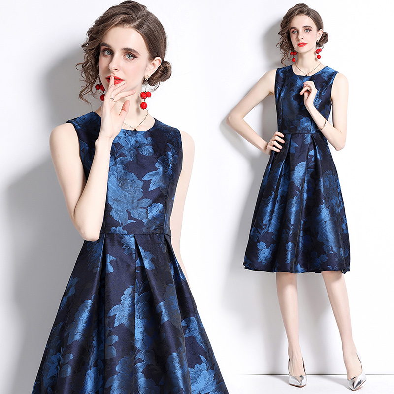 Vintage Jacquard Dresses Women Designer Summer Sleeveless Birthday Dinner Vest Dress Floral Formal Ballgown Robe 2023 Ladies Office Chic O-Neck Slim A-Line Frocks
Vintage Jacquard Dresses Women Designer Summer Sleeveless Birthday Dinner Vest Dress Floral Formal Ballgown Robe 2023 Ladies Office Chic O-Neck Slim A-Line Frocks