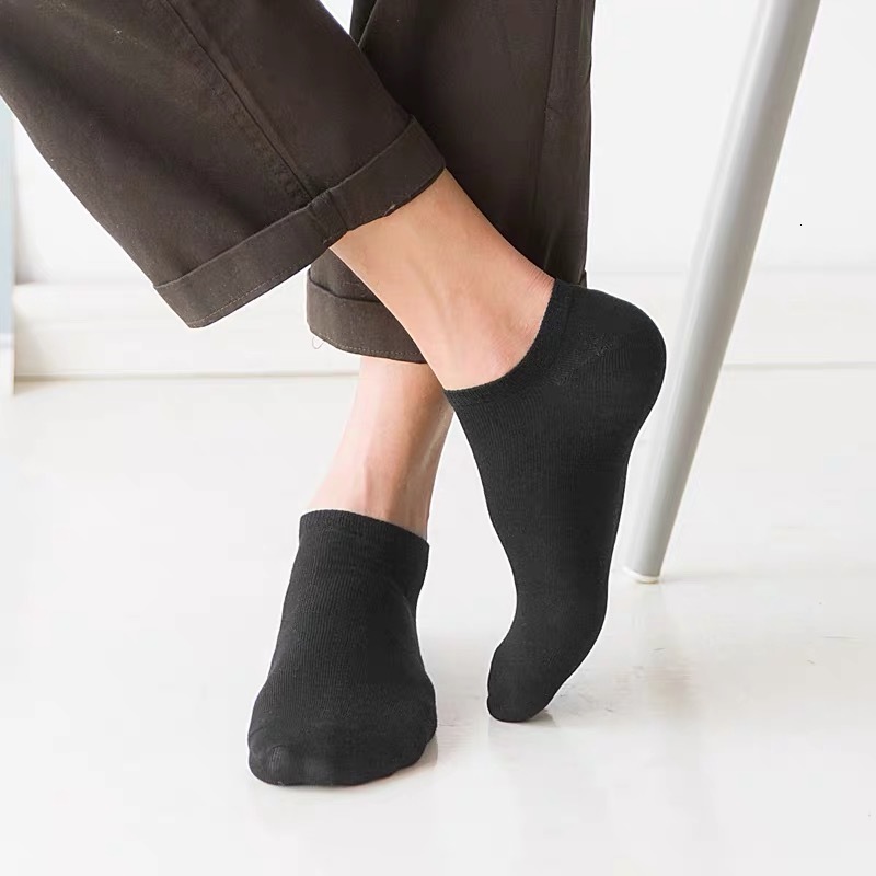 Men's Socks 30pairsMen's Socks Boat Socks Solid Color Business Socks Shallow Mouth Breathable Soft Socks Gifts and Ankle Socks Wholesale 230