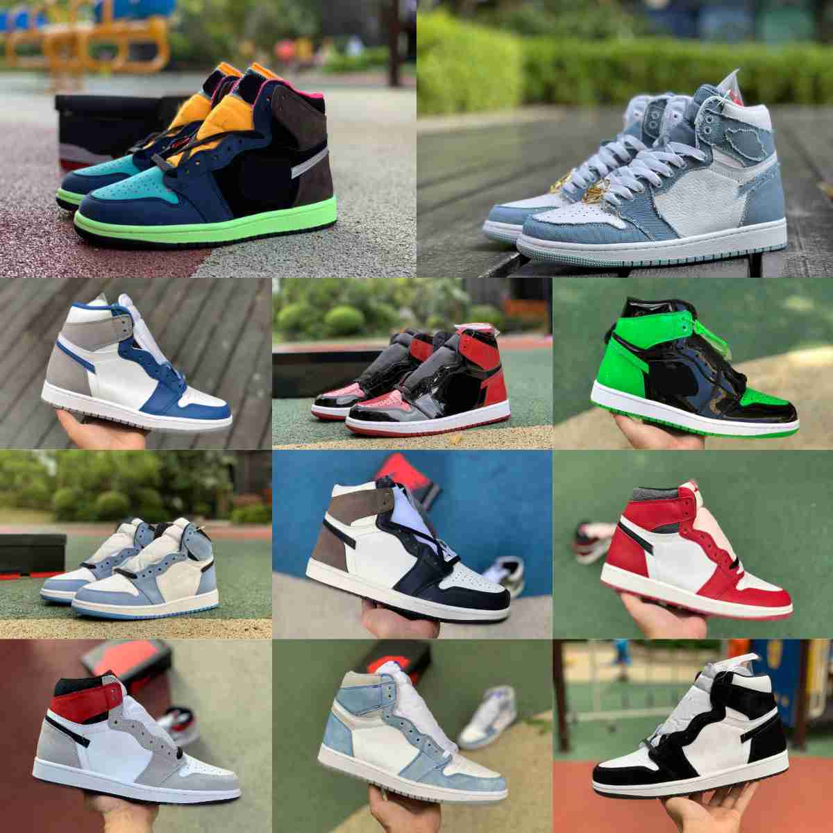 NEW OG Jumpman 1 1s High Sports Basketball Shoes Mens Women Bio Hack STORM BLUE Lucky Green Hyper Royal BLACK WHITE True Blue Denim Stage Haze, Unc
NEW OG Jumpman 1 1s High Sports Basketball Shoes Mens Women Bio Hack STORM BLUE Lucky Green Hyper Royal BLACK WHITE True Blue Denim Stage Haze, Unc