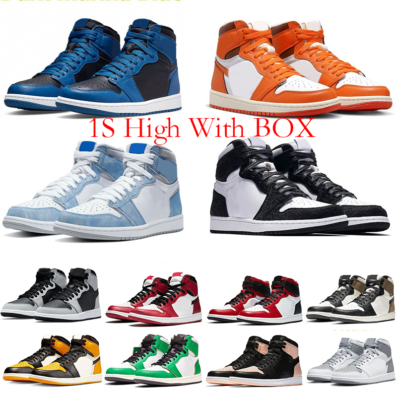 Mens Shoes Jumpman 1s High Basketball Sneaker Retro High White Off Shoe Og 1 Unc Royal University Blues Red Green Denim Blue Trainers with Box, 30
Mens Shoes Jumpman 1s High Basketball Sneaker Retro High White Off Shoe Og 1 Unc Royal University Blues Red Green Denim Blue Trainers with Box, 30