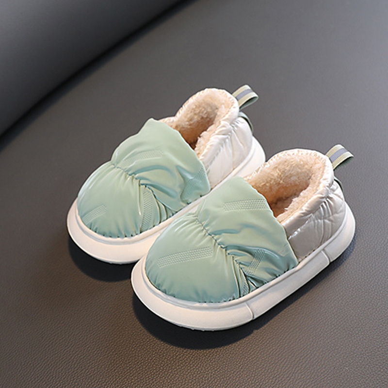 Slipper Winter Warm Children Slippers Fur Home Slippers Kids Boys Plush Slipper Cotton Shoes Warproof Home Indoor Baby Girl Slippers 230301