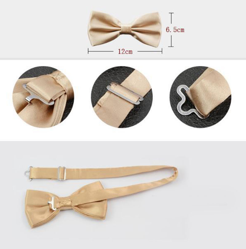 Kids Black Butterfly Neck Tie bow for Boys Girls Toddler Adjustable Solid Bow Tie Party Wedding Children's Accessories Wholesale Price