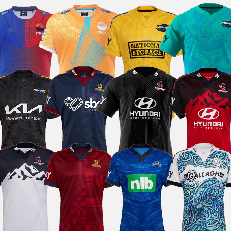 2023 2024 Super RUGBY JERSEYS Hurricanes Highlanders Blues crusaders RUGBY shirt 22 23 24 Mens Moana Jersey top quality home Game away size S-5XL, Gold
2023 2024 Super RUGBY JERSEYS Hurricanes Highlanders Blues crusaders RUGBY shirt 22 23 24 Mens Moana Jersey top quality home Game away size S-5XL, Gold