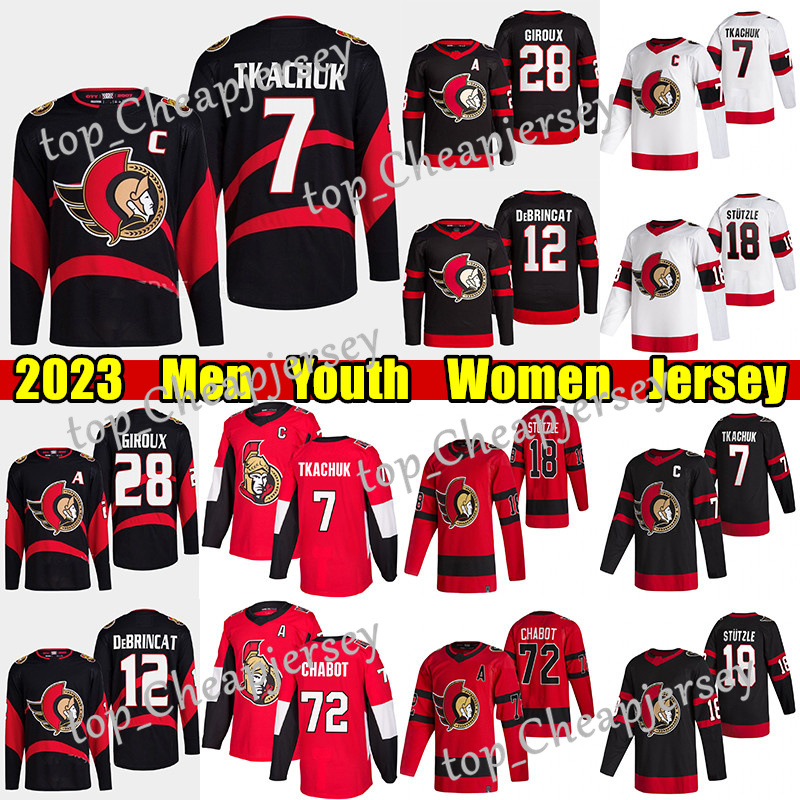 Ottawa#7 Brady Tkachuk Reverse Retro hockey jersey #12 Alex DeBrincat Senators#28 Claude Giroux Thomas Chabot Tim Stutzle Artem Zub Drake Batherson jerseys, Red reverse retro men
Ottawa#7 Brady Tkachuk Reverse Retro hockey jersey #12 Alex DeBrincat Senators#28 Claude Giroux Thomas Chabot Tim Stutzle Artem Zub Drake Batherson jerseys, Red reverse retro men