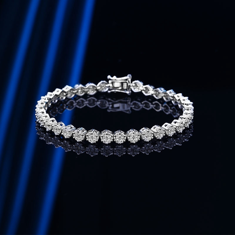 Charm Bracelets Wong Rain Fashion 100% 925 Sterling Silver Created Gemstone Bracelet For Women Bangle Fine Jewelry Gift Wholesale 230228