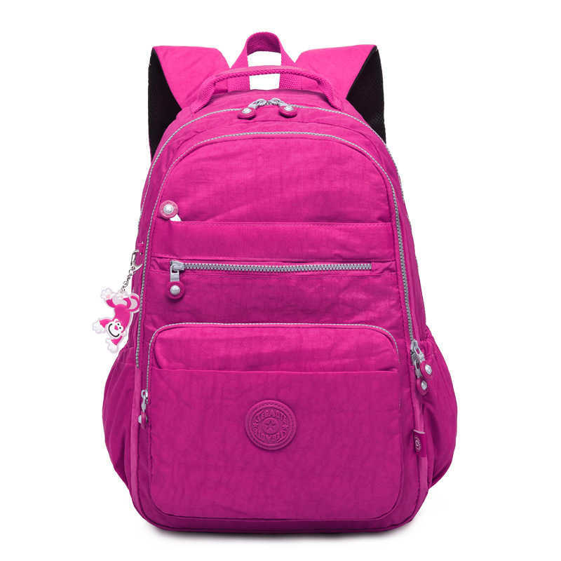Backpack 2022 Women Backpack for Teenage Girls brand Nylon Backpacks Mochila Feminina Female Travel Bagpack Schoolbag women bagJ230301
