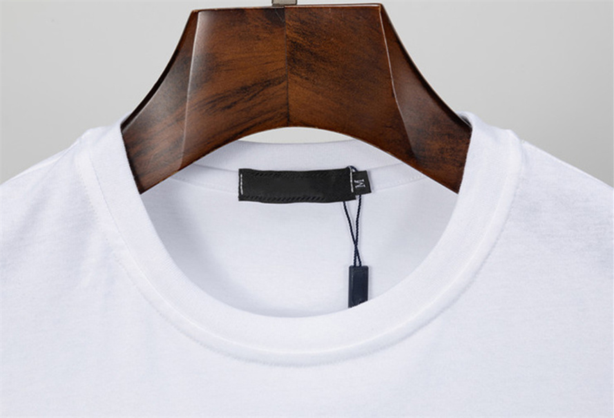 Designer new men039s Tshirt fashion printed highquality cotton crewneck casual Tshirt short sleeve casual street Tshir