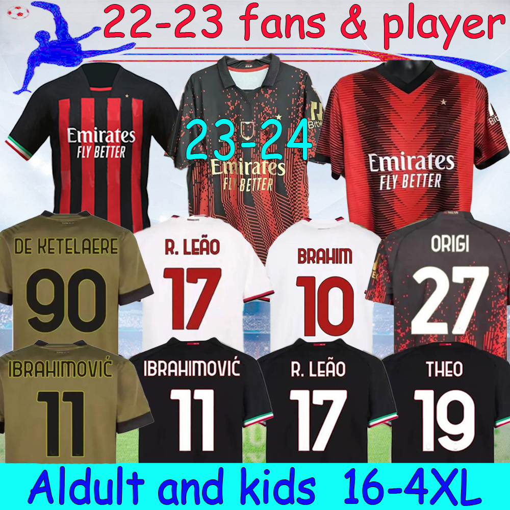 22 23 24 IBRAHIMOVIC AC soccer jerseys Koche 2023 special shirt milans player GIROUD home BRAHIM away TONALI REBIC THEO BENNACER KESSIE KJAER football Uniformi S-4XL, 22-23 away fans
22 23 24 IBRAHIMOVIC AC soccer jerseys Koche 2023 special shirt milans player GIROUD home BRAHIM away TONALI REBIC THEO BENNACER KESSIE KJAER football Uniformi S-4XL, 22-23 away fans