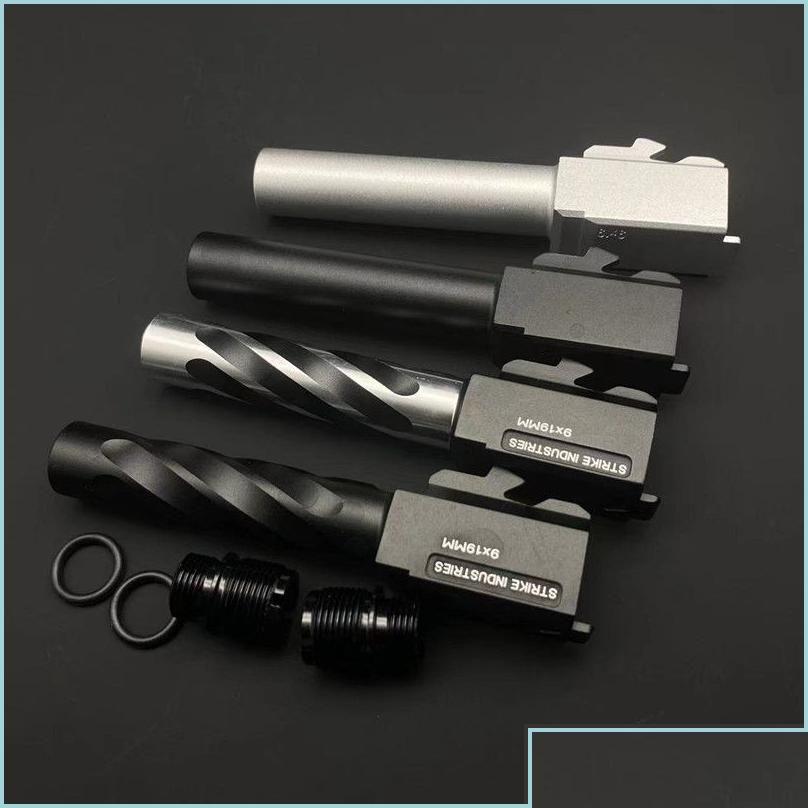 Tactical Accessories Kublai P3 G19 Si Aluminum Metal Decoration Outer Barrel With 14Mm Thread For Hunting Drop Delivery Sports Outdoo Otnmb
Tactical Accessories Kublai P3 G19 Si Aluminum Metal Decoration Outer Barrel With 14Mm Thread For Hunting Drop Delivery Sports Outdoo Otnmb