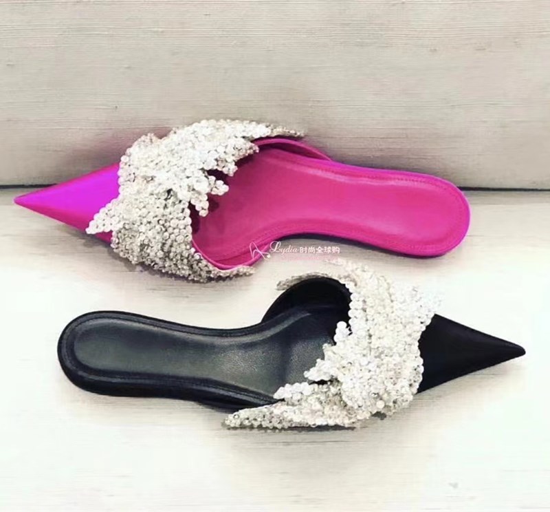 Crystal Embellished Buckle Stain Spool Flat Sandals Women's Luxury Designer Dress Shoes Evening Backless Sandals size35-41, Shoe box
Crystal Embellished Buckle Stain Spool Flat Sandals Women's Luxury Designer Dress Shoes Evening Backless Sandals size35-41, Shoe box