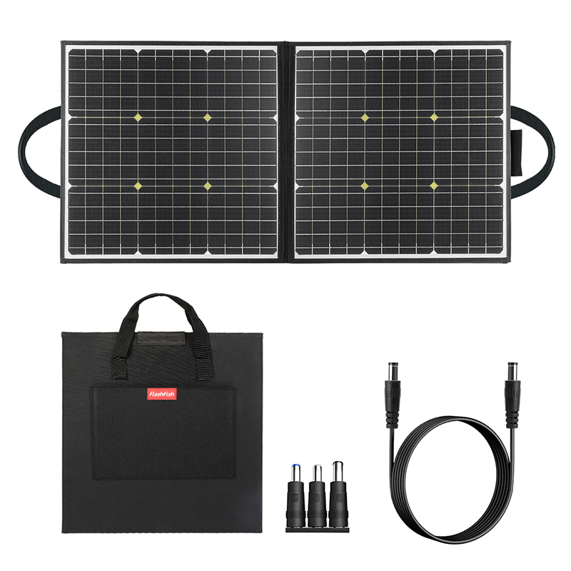 

Flashfish Energy usb charger Lightweight 110v 220v Outdoor camping 100w Portable Solar Panel for Portable Power Station