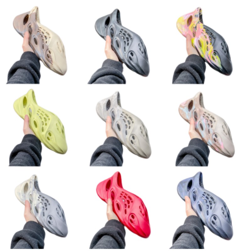 Desijner Foam Sandals Men rubber running shoes environment-friendly Woman Casual shoes color-blocking slipper comfortable, lightweight, Flat heel Breathable