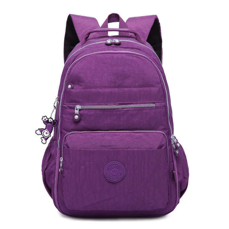 Backpack 2022 Women Backpack for Teenage Girls brand Nylon Backpacks Mochila Feminina Female Travel Bagpack Schoolbag women bagJ230301