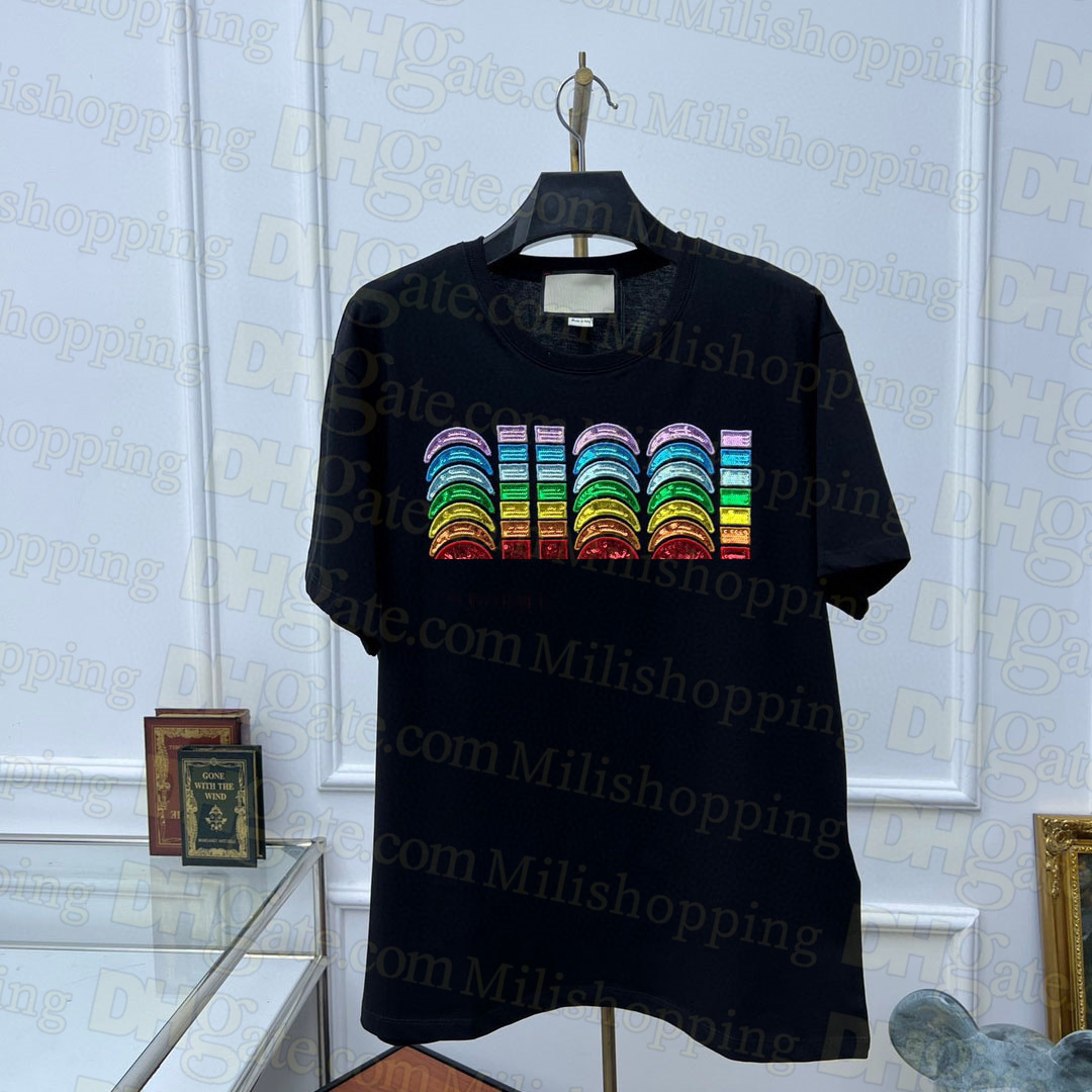 Womens Summer Designer Bead Letter T-Shirt Short Sleeves Clothing Party Short Tees 18307#
Womens Summer Designer Bead Letter T-Shirt Short Sleeves Clothing Party Short Tees 18307#