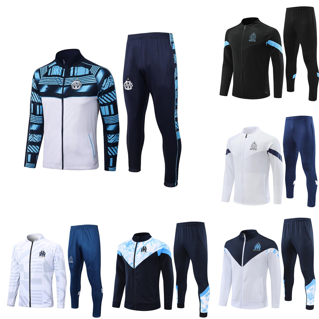 22 23 Marseilles Long zipper tracksuit soccer jacket sets Survetement 2022 2023 OM maillot foot MILIK PAYET football jackets training suit jogging
22 23 Marseilles Long zipper tracksuit soccer jacket sets Survetement 2022 2023 OM maillot foot MILIK PAYET football jackets training suit jogging