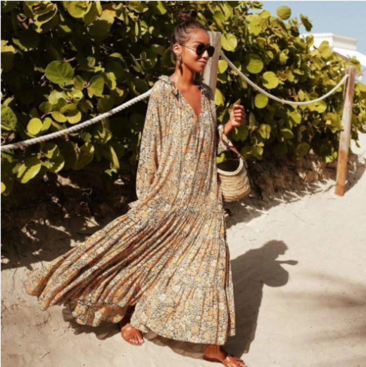 Casual Dresses 2023 Spring Bohemian Women's Long Dress Oversize Beach Elegant Female Autumn Fashion Loose Holiday Ladies Clothes 230301, Beige
Casual Dresses 2023 Spring Bohemian Women's Long Dress Oversize Beach Elegant Female Autumn Fashion Loose Holiday Ladies Clothes 230301, Beige