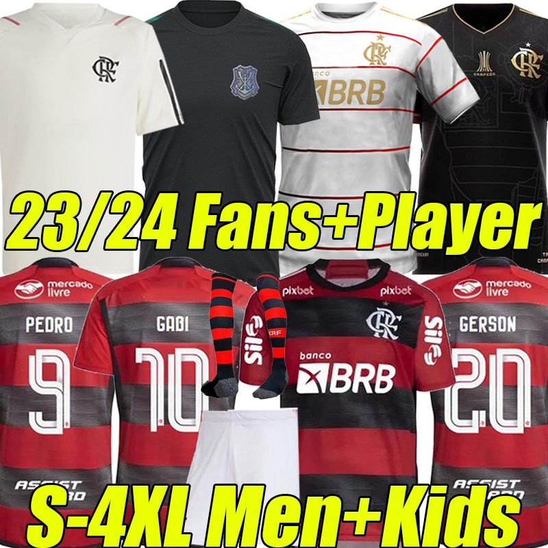 P-4GG 23/24 Flamengo Gerson soccer jerseys Final da libertadores 2023 David Luiz DIEGO E.RIBEIRO #10 GABI football shirts vidal PEDRO DE ARRASCAETA campeao Kits sock set, 23-24 home sponsor
P-4GG 23/24 Flamengo Gerson soccer jerseys Final da libertadores 2023 David Luiz DIEGO E.RIBEIRO #10 GABI football shirts vidal PEDRO DE ARRASCAETA campeao Kits sock set, 23-24 home sponsor