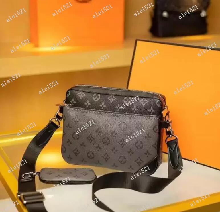 Handbags Men Leather TRIO Messenger Bags Luxury Shoulder Bag Make up Bag Designer Handbag Tote Man's bag, 3a black flowers
Handbags Men Leather TRIO Messenger Bags Luxury Shoulder Bag Make up Bag Designer Handbag Tote Man's bag, 3a black flowers