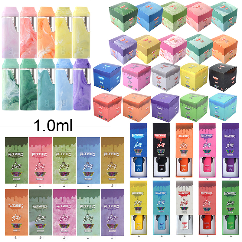 Packwoods Runtz 1.0ml E cigarettes Rechargeable Disposables Vapes Pens Marble Grain empty Pod 380mah Vape Pens 20flavors
Packwoods Runtz 1.0ml E cigarettes Rechargeable Disposables Vapes Pens Marble Grain empty Pod 380mah Vape Pens 20flavors