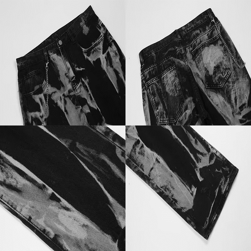 Men's Jeans Vintage For Men In Spring And Autumn Straight Loose Wide Leg Pants Korean Style Versatile Handsome Casual 230301
