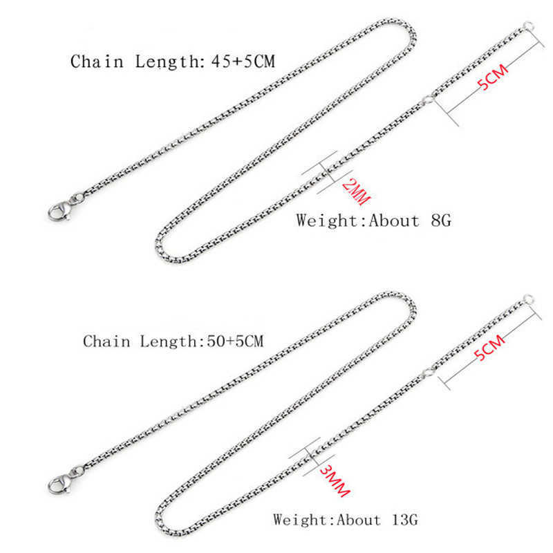 Jewelry Women 50cm Chain Necklace Silver Pendant Diamond Necklaces Classic 3mm 2mm Fashion Chains Punk 925 Designer Luxury Hip-hop jewellery evil eye 