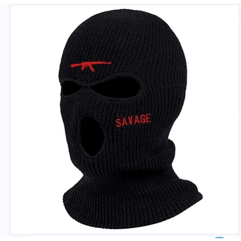 BeanieSkull Caps Ski Mask Storm Knitted Distressed Camo Balaclava Ski Mask Custom Grassy Balaclava 230301