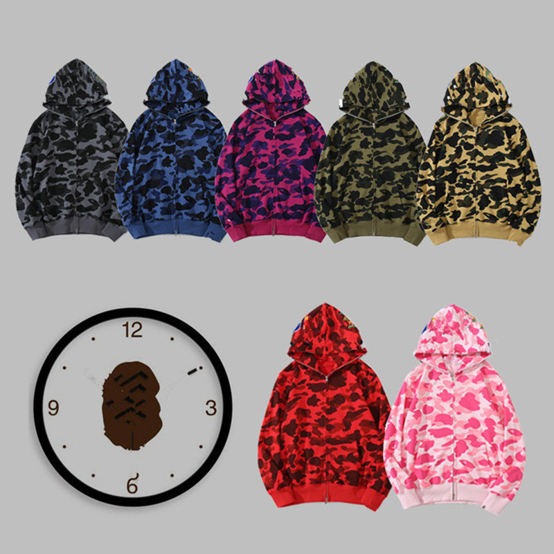 hoodie Hooded Hoodies hoody Sweater Suit Mens Womens Streetwear Full Zip Up Hoodies for Woman Black Jacket Blue Hoody Hooded Sweatshirt