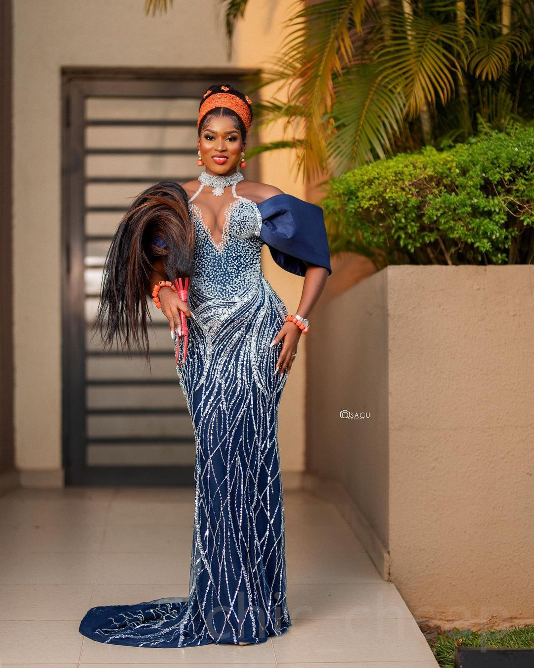 2023 Arabic Aso Ebi Navy Blue Prom Dresses Mermaid Beaded Crystals Evening Formal Party Second Reception Birthday Engagement Gowns Dress ZJ304