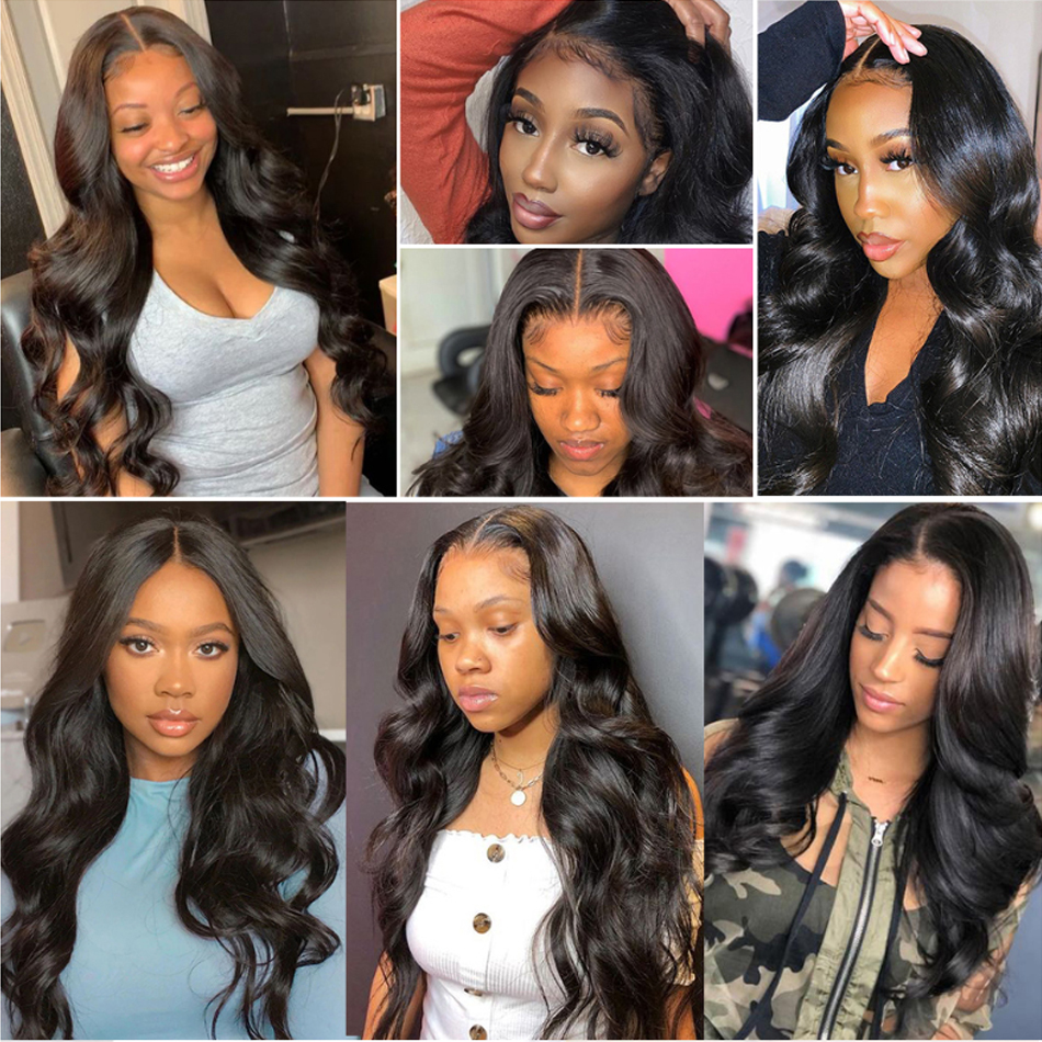 Body Wave Wear And Go 100% Human Hair Wig Pre Plucked Ready To Wear For Women Precut 4x4 5x5 9x6 13x4 Transparent Lace Front Wigs