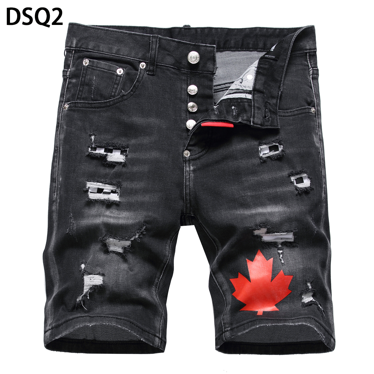 DSQ2 short Men's Jeans Hip Hop Rock Moto Mens Design Ripped Distressed Denim Biker DSQ summer black Jeans short 1107, Dsq1107
DSQ2 short Men's Jeans Hip Hop Rock Moto Mens Design Ripped Distressed Denim Biker DSQ summer black Jeans short 1107, Dsq1107