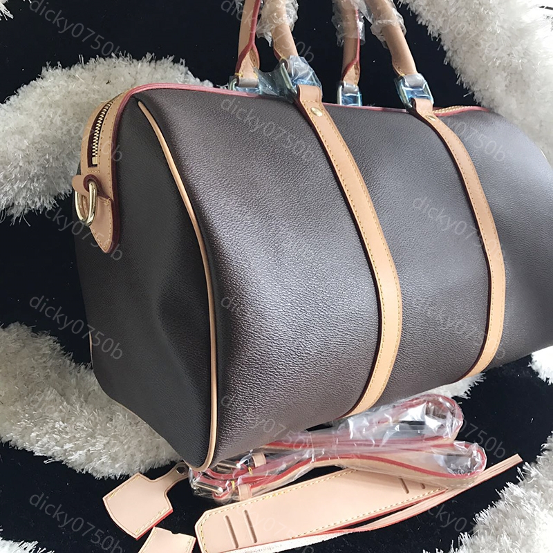Designer Boston Bags luxury shoulder bag oxidation leather fashion duffle for women travelling bag handbags presbyopic boston messenger bag luggage Wholesale