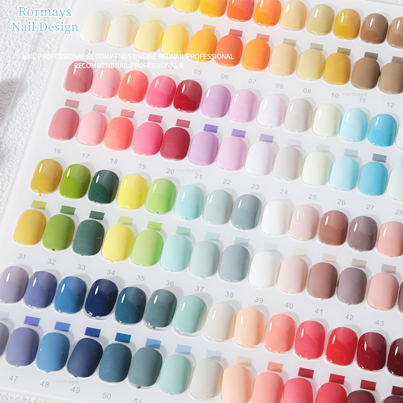 Rormays 15ml Gel Nail Polish South Korea 60 Color Set Semi permanent UV LED Varnish Gel Nail Art Gloss Durable Salon Exclusive Wholesale Factory