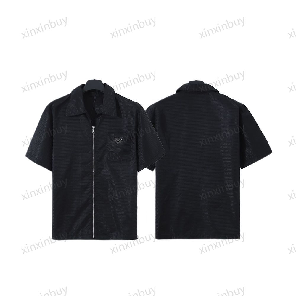 xinxinbuy Men designer Tee t shirt 23ss Nylon Metal triangle label short sleeve cotton women Black blue White Khaki XS-2XL
xinxinbuy Men designer Tee t shirt 23ss Nylon Metal triangle label short sleeve cotton women Black blue White Khaki XS-2XL