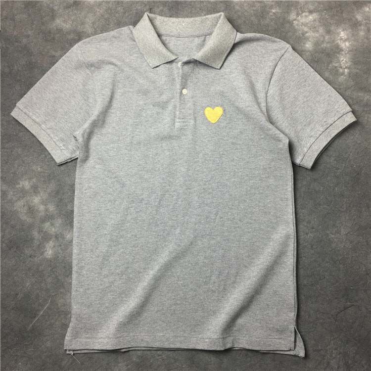 Men's T-Shirts European American and Japanese Fashion Brand Classic gray with gold Heart Polo Shirt Short Sleeve Couple Embroidered Cotton Men and Women T-Shirts
Men's T-Shirts European American and Japanese Fashion Brand Classic gray with gold Heart Polo Shirt Short Sleeve Couple Embroidered Cotton Men and Women T-Shirts