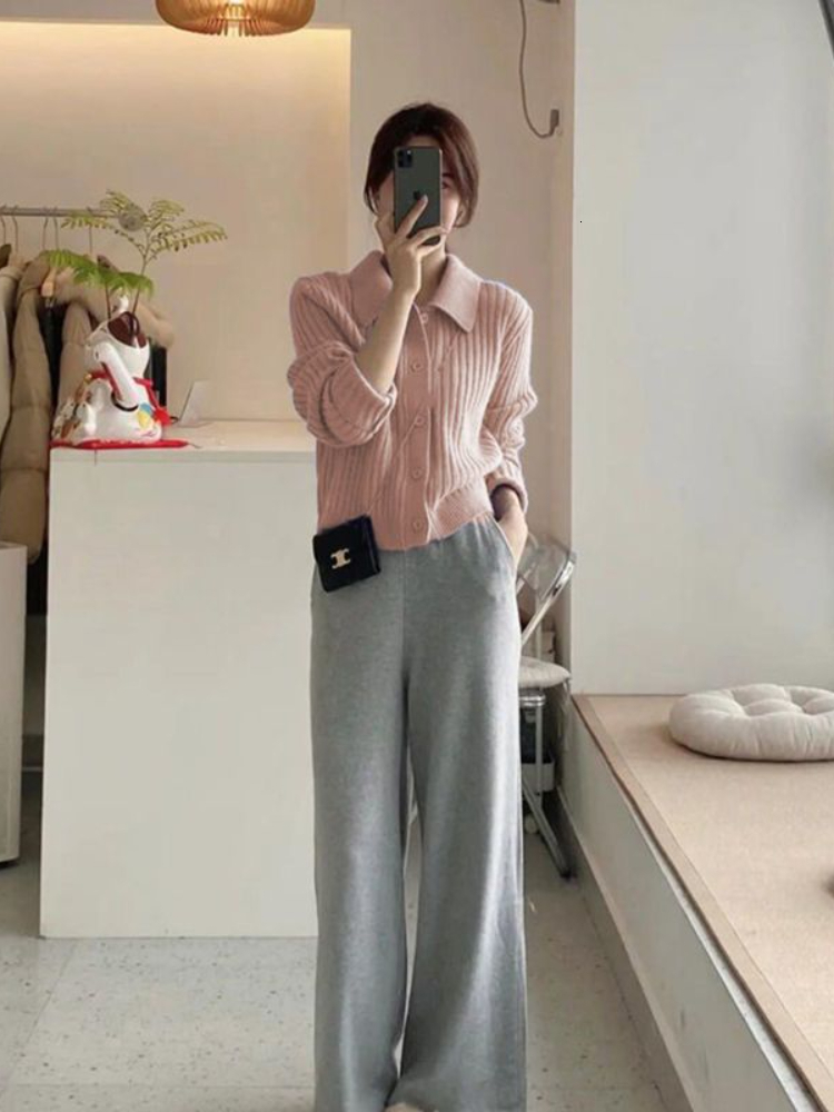 Women's Knits Tees 6 Colors Cardigan Women Knitwear All-match Harajuku Females Students Lovely Tender Preppy Korean Style Sweaters Casual Aesthet