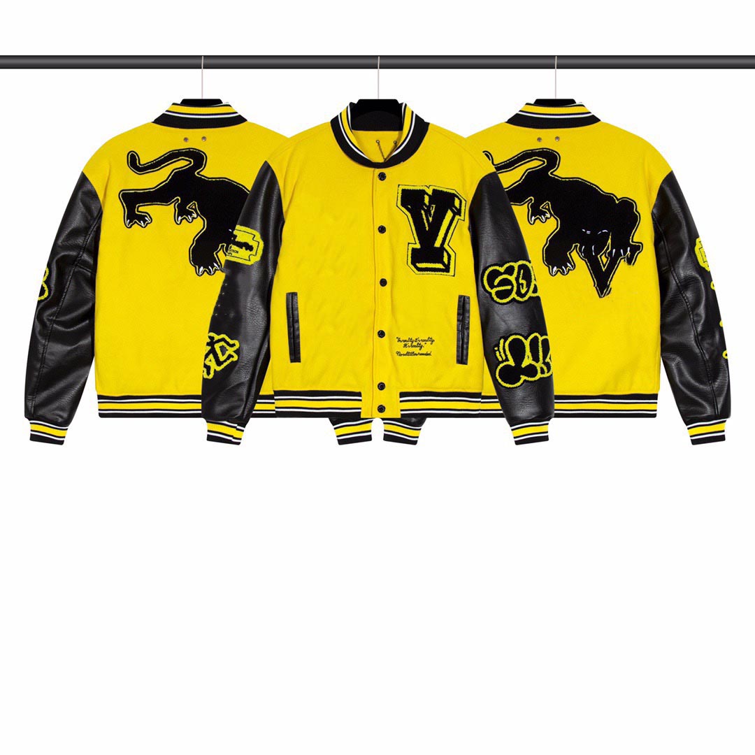 Fashion Designer luxury jacket for men and womens Hip Hop Style streetwear long sleeve coats oversized, Yellow
Fashion Designer luxury jacket for men and womens Hip Hop Style streetwear long sleeve coats oversized, Yellow