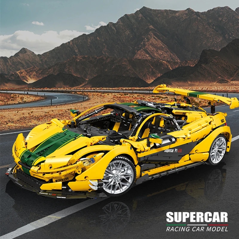 P1 Super Speed Sports RC Racing Car Building Blocks With Motor Moc 91101 3316Pcs High-Tech Brick Model Toys Chrismas Boys Assembly Bricks Kids Birthda