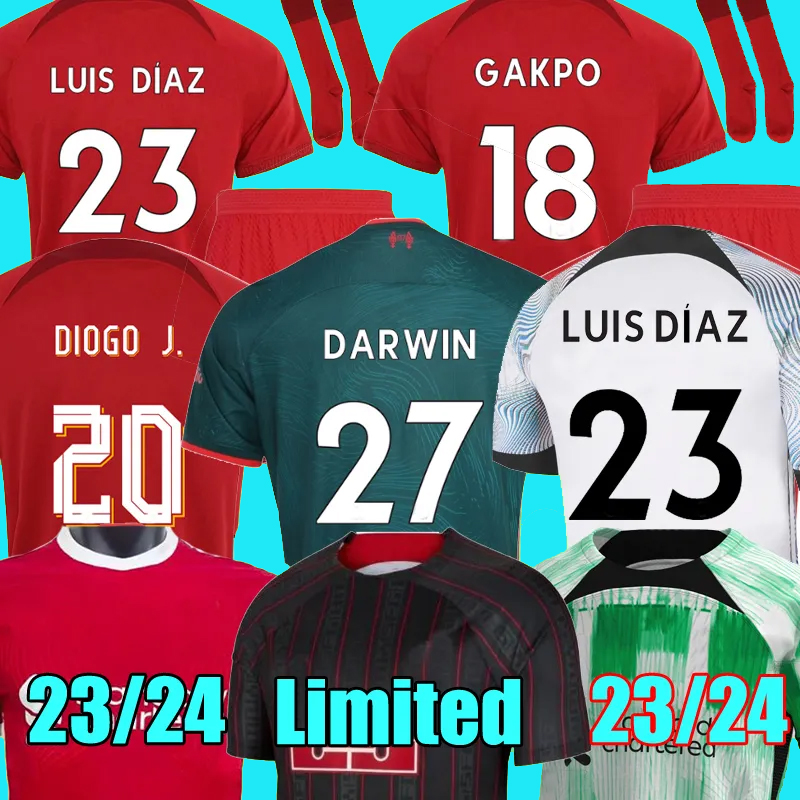 22 23 24 soccer jerseys GAKPO DARWIN 2023 2024 Mohamed Luis DIaz Alexander Arnold football kit tops shirts men kids uniform A.BECKER goalkeeper, Men home
22 23 24 soccer jerseys GAKPO DARWIN 2023 2024 Mohamed Luis DIaz Alexander Arnold football kit tops shirts men kids uniform A.BECKER goalkeeper, Men home