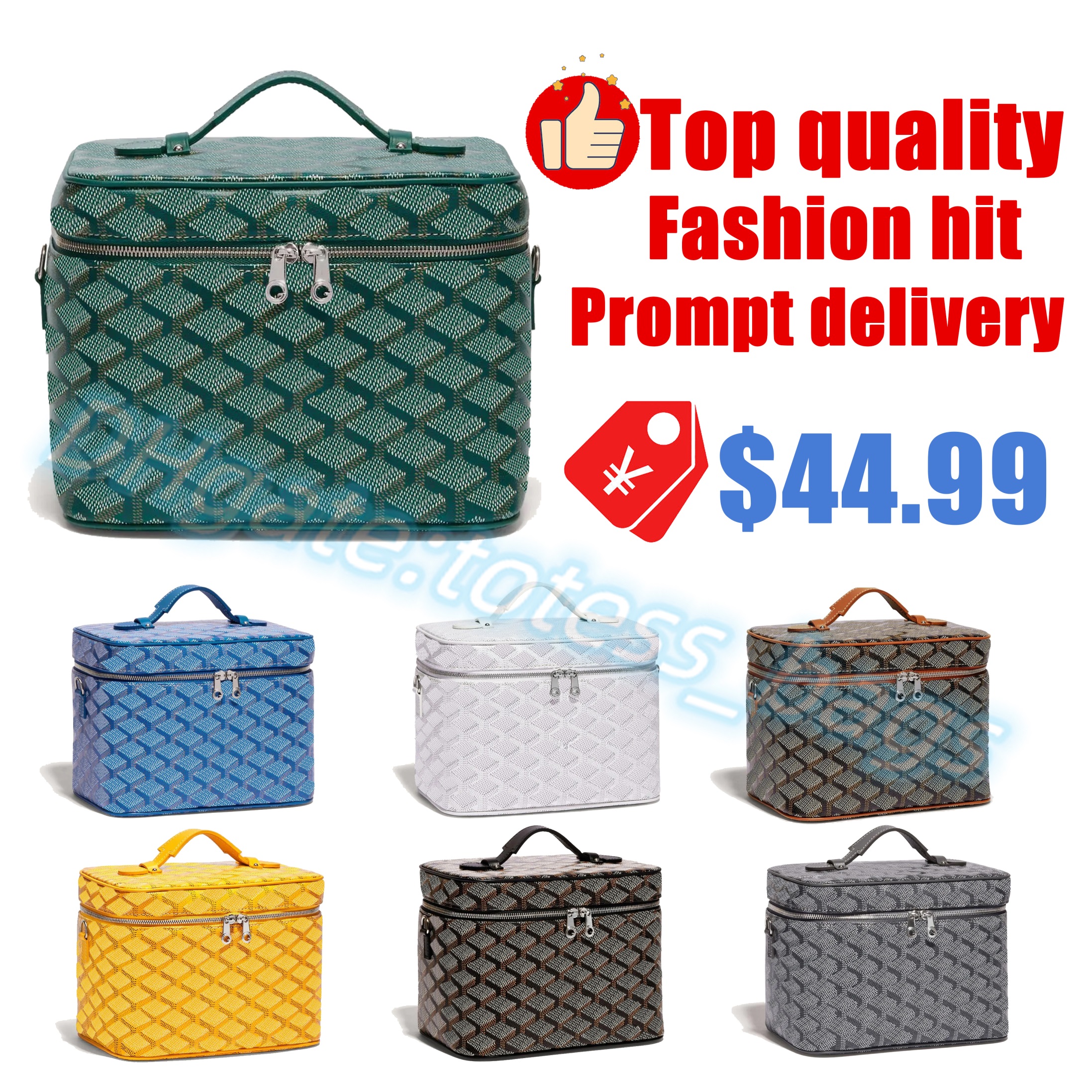 Designers Cosmetic Cases Luxurys Designers Goya Muse Vanity makeup bags womens tote Luxurys CrossBody mens toiletry fashion leather hangbag Shoulder make up Bag, Black
Designers Cosmetic Cases Luxurys Designers Goya Muse Vanity makeup bags womens tote Luxurys CrossBody mens toiletry fashion leather hangbag Shoulder make up Bag, Black