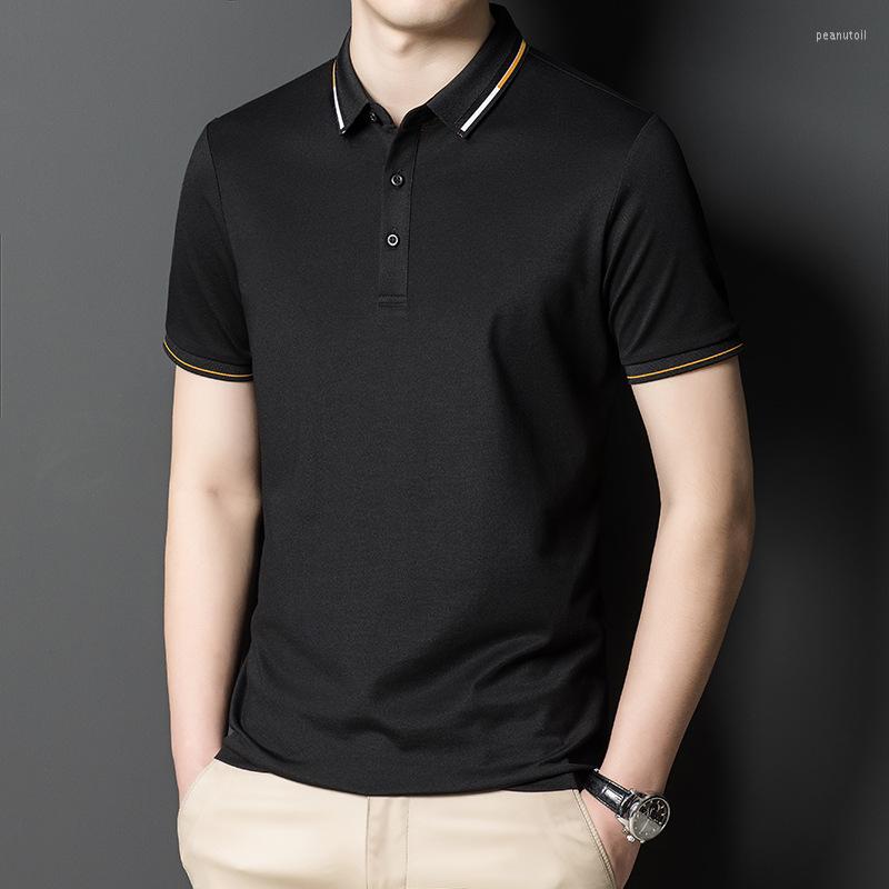 Men's Polos Men's Lapel Short-sleeved T-shirt Fashion Casual Solid Color Polo Shirt, Black
Men's Polos Men's Lapel Short-sleeved T-shirt Fashion Casual Solid Color Polo Shirt, Black