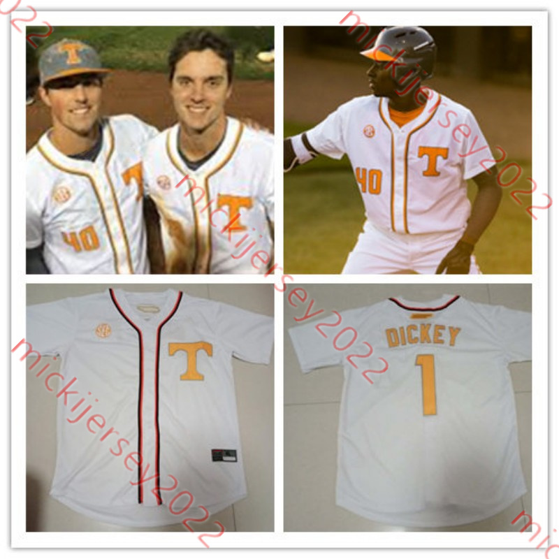 Yan Gomes Todd Helton 2023 CWS Volunteers Baseball Matt Duffy Eric Gilliam Alex Sosnowski Reed Fell Tony Vitello Custom Tennessee Jersey