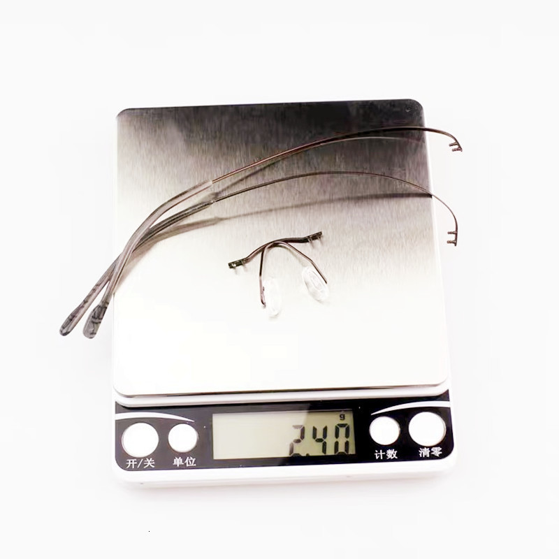 Sunglasses Frames Pure Eyeglasses Rimless flexible Optical Frame Prescription Spectacle Frameless Glasses Eye glasses 010 Line Temple 230302