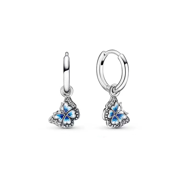 New 925 Sterling Silver Sea Chameleon Dolphin Fish Tree Air Balloon Charm Bead Fit S925 Snake Bracelet Jewelry DIY