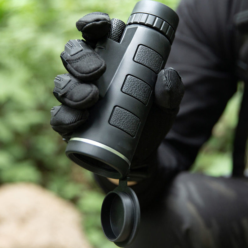 Telescopes Monocular 40X60 Zoom Binoculars Clear Weak Night Vision Pocket with SmartPhone Holder for Camping 230301