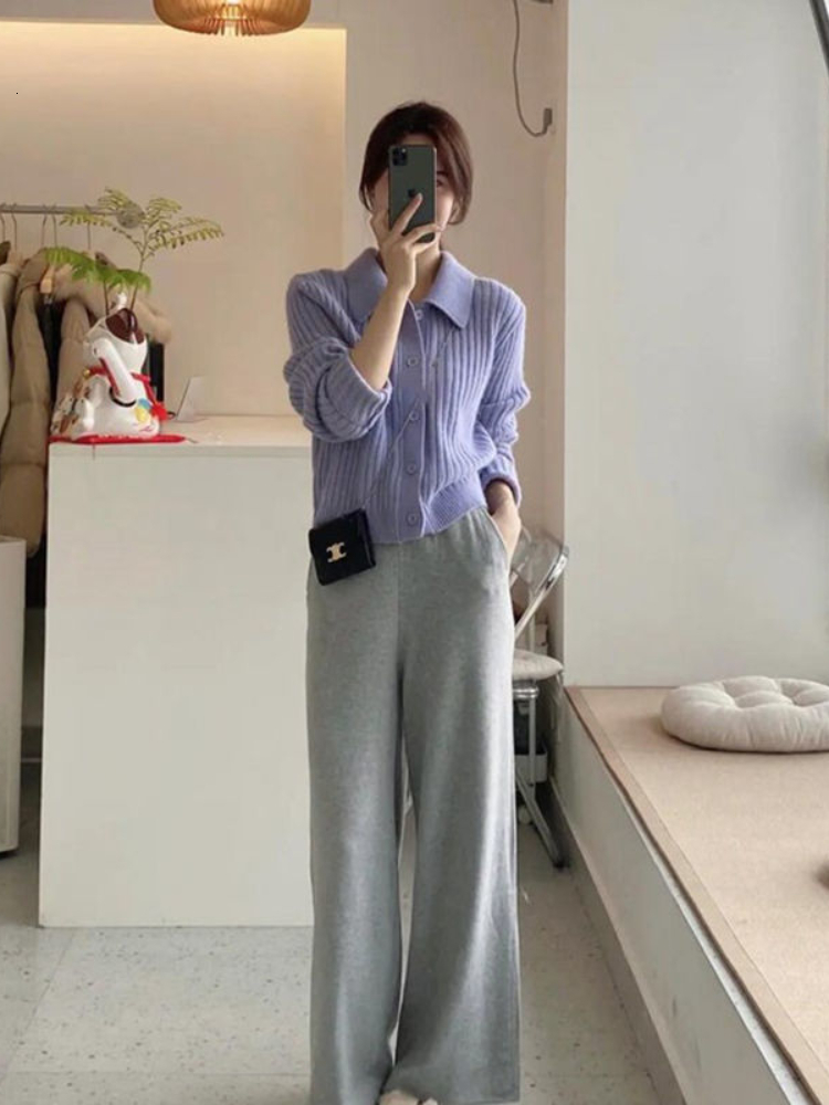 Women's Knits Tees 6 Colors Cardigan Women Knitwear All-match Harajuku Females Students Lovely Tender Preppy Korean Style Sweaters Casual Aesthet