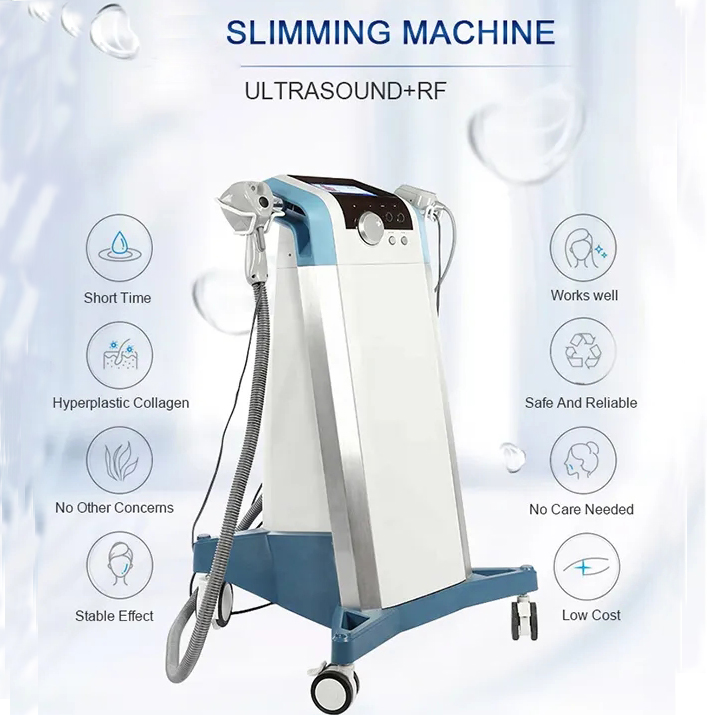 Slimming Machine Rf Loss Weight Body Shaping Fat Removal Slimmer Beauty Equipment Ultrasound Radio Frequency Skin Tighten Wrinkle Remove Cellulite Red