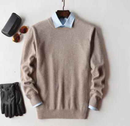 Men's Sweaters Cashmere Cotton Blend Pullover Men Sweater Autumn Winter Classic Solid Color Jersey Hombre Pull Homme Man Knitted Sweaters 230302