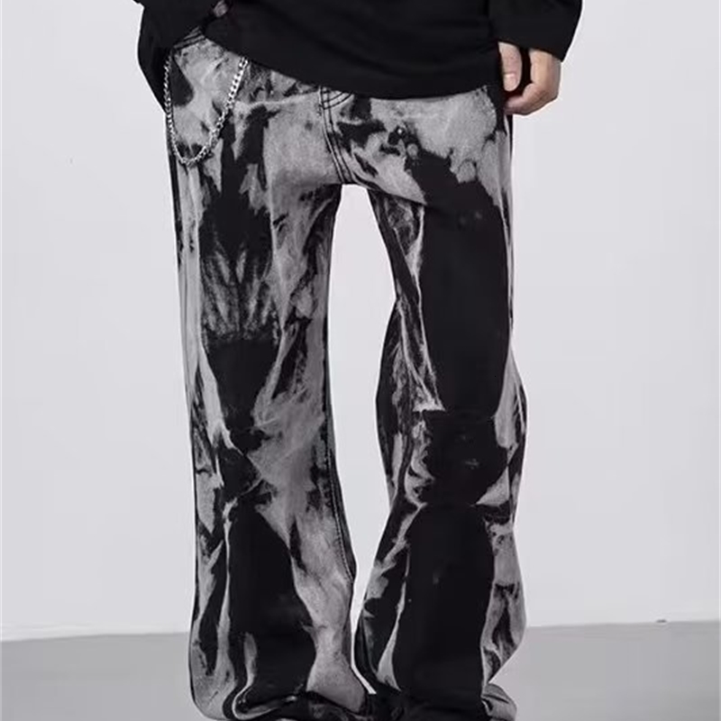 Men's Jeans Vintage For Men In Spring And Autumn Straight Loose Wide Leg Pants Korean Style Versatile Handsome Casual 230301
