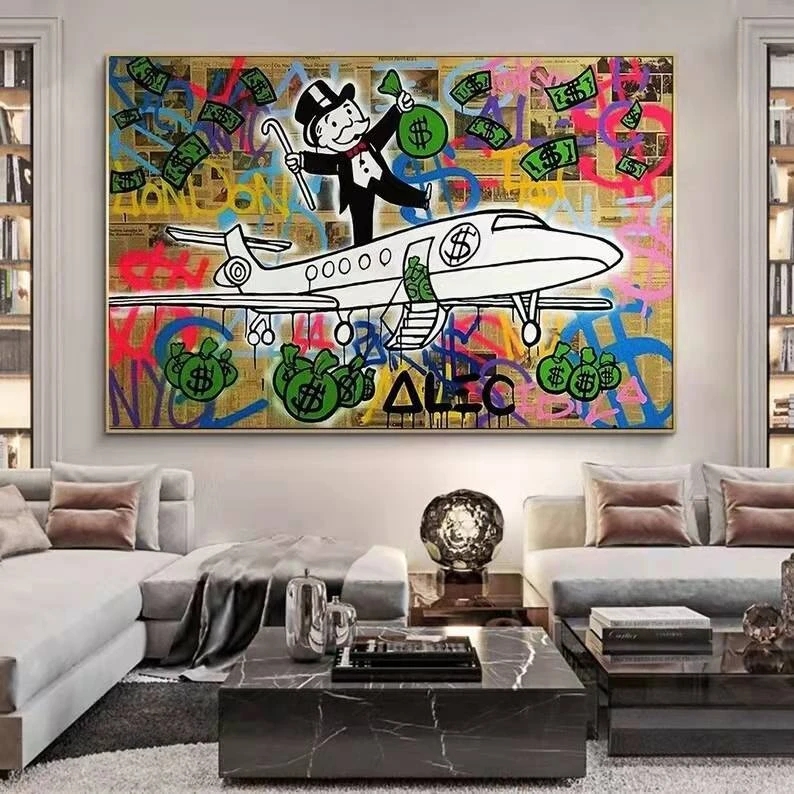 Alec Monopoly Canvas Painting Graffiti Millionaire Money Street Art Posters and Prints for Living Room Home Woo
Alec Monopoly Canvas Painting Graffiti Millionaire Money Street Art Posters and Prints for Living Room Home Woo
