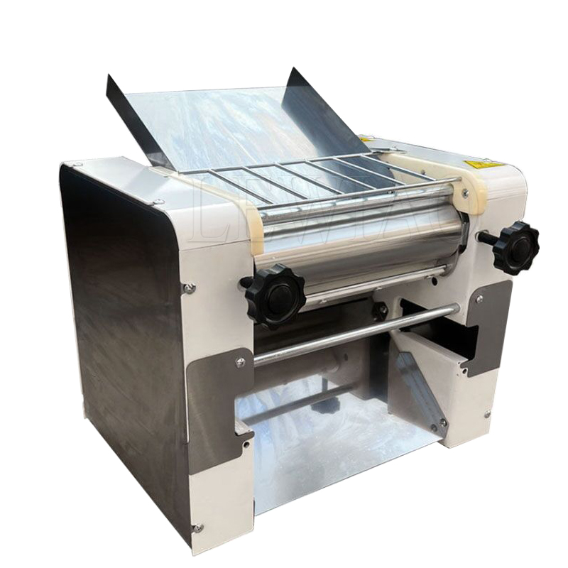 Electric Commercial Dough Sheeter Stainless Steel Dough Roller Automatic Dumpling Pasta Maker
